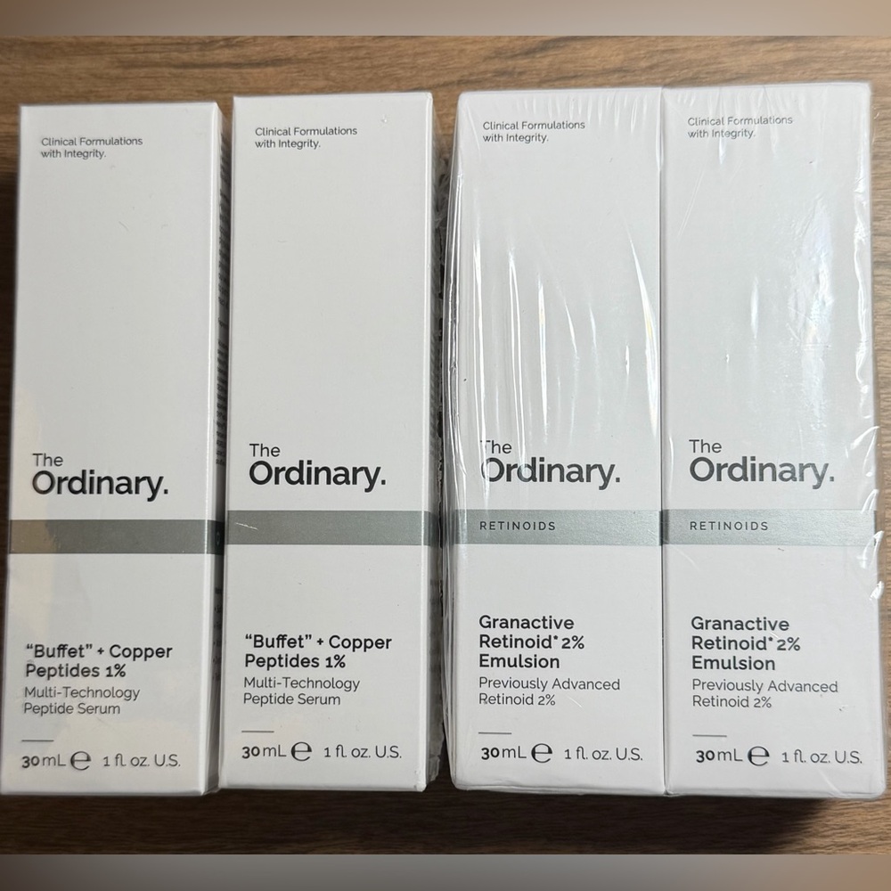 🆕 THE ORDINARY 4 PIECE SKINCARE SERUM SET OF 4 SEALED - Picture 2 of 2